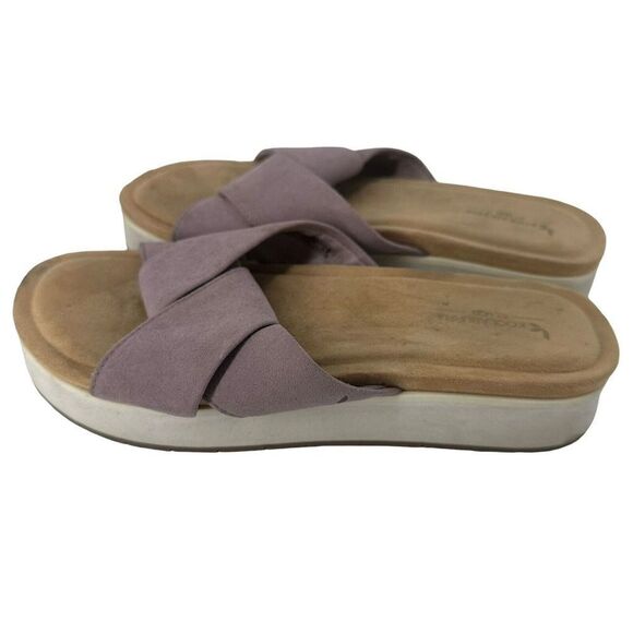Koolaburra By Ugg Slide Sandals Lavender Purple Womens Size 7 Carenza Open Toe - Picture 4 of 10